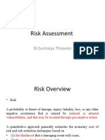 Risk Assessment: DR - Sumaiya Thaseen