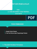 Politik Pertanian - 3 - Ld. Muh. Yusuf Marsal