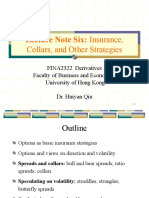 Derivatives - 6 - Option Strategies