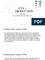 Instructor Fitzroy Gordon, PHD, Cism, Cissp, Itil V3: Cybersecurity Analysis - Ucc