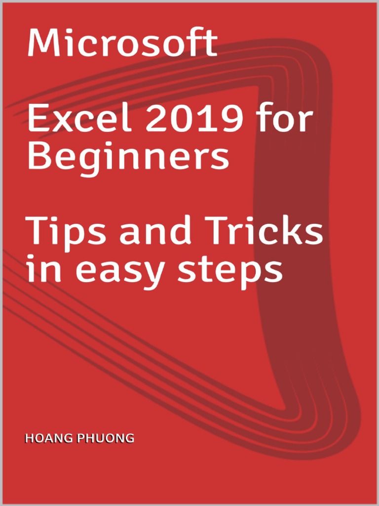 Excel 2019 Tips for Beginners | PDF | Window (Computing) | Microsoft Excel