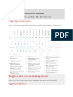 AutoCAD One-Key Shortcuts and Screen Management