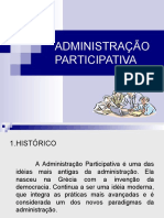 ADMINISTRAÇÃO PARTICIPATIVA