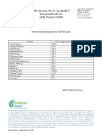 2B. Glicerina - USP-NF-FCC Glycerin Nutritional Statement USP Glycerin