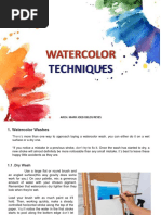 Watercolor: Techniques