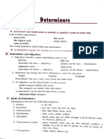 Determiners: ( Defining A Determiner