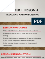 CHAPTER 1 LESSON 4 - Rizal Life, Works, and Writings