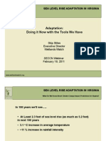 Adaptation: Doing It Now With The Tools We Have: Sea Level Rise Adaptation in Virginia