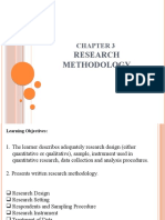 Chapter 3 Reasearch Methodology