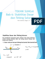 BAB-6-Stabilitas Dasar Dan Tebing Saluran