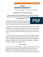 Test 1 Reading Passage 1