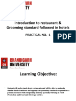 Practical-1 PPT - Grooming Standards and Introduction To Restaurant
