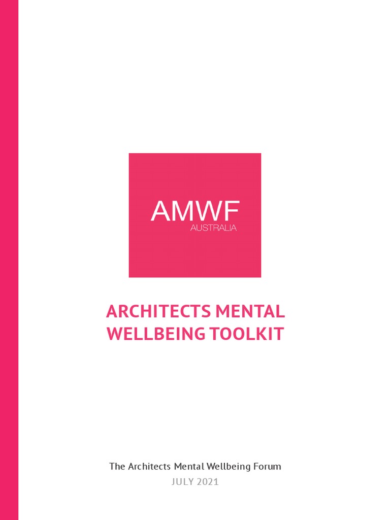 Architects Mental Wellbeing Toolkit Australian Version 5 | PDF | Mental ...