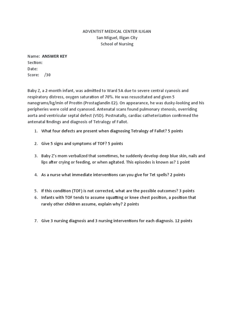 TOF Questionnaire | PDF