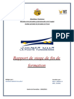 Page de Garde Du Rapport de Stage