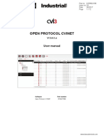 Open Protocol Cvinet: User Manual