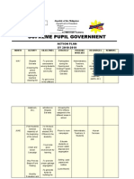 Supreme Pupil Government: Action Plan SY 2018-2019