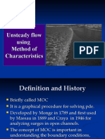 Unsteady Flow Using Method of Characteristics