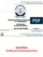 Geographix Software Interpretation Suits M. S (Geophysics) by Instructor M. Hammad Manzoor April 15 2016 (Friday) Lecture # 6