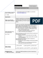 FYP Proposal Submission Form: Do Not Submit Hand Written Form