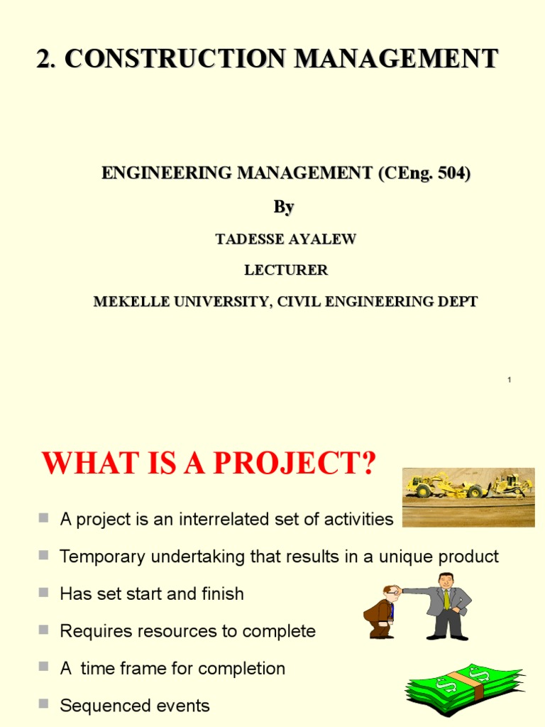 Construction Management | PDF | Project Management | Economies