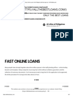 Easy Online Loans in The Philippines With Fast Approval - AllTheBestLoans
