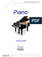 Course Piano Lesson 26-30 Music