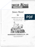 Power King Tractor Owners Manual