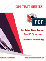 CA Inter Adv. Accounting Top 50 Question May 2021