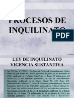 Procesos de Inquilinato