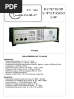 Manual Repetidor VHF 389/S Koney