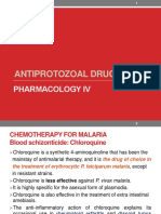 Malaria Drug Pharmacology