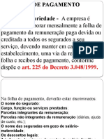 Slides Folha de Pagamento