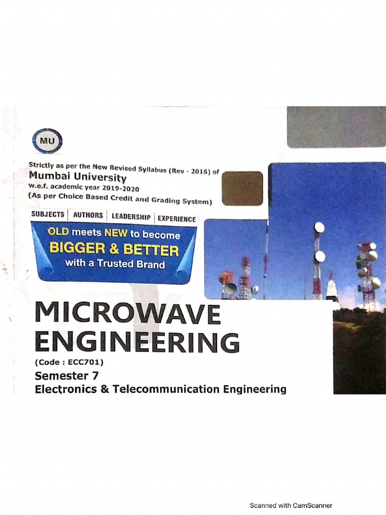 Microwave Engineering Techmaxocr Sj Pdf Electromagnetic Radiation Radio