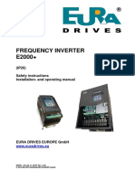 Frequency Inverter E2000+: (IP20) Safety Instructions Installation-And Operating Manual