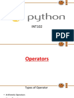 Operators - Control - Structure