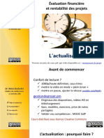 Actualisation Projet Investissement