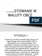 Inwestowanie W Waluty Obce