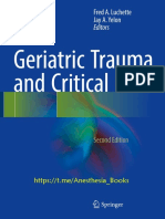 Geriatric Trauma and Critical Care