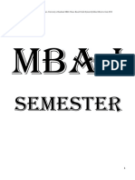 MBA Syllabus PDF - 2018