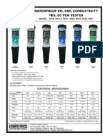 Waterproof Pen Tester PH, Orp, Conductivity TDS, Ec - 6011
