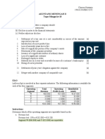 Accounting Report on Segment Reporting