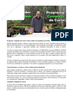 Programa Completo do Curso Como Cuidar de Orquídeas em Vídeo Como Funciona o Acesso ao Curso e Informações Adicionais Conteúdo Completo do Curso