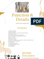 Function & Detail Assessment 1