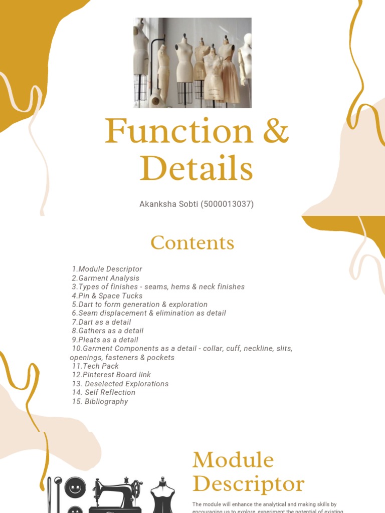 Fashion Garment Analysis Techniques | PDF | Seam (Sewing) | Sewing