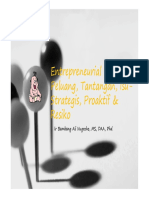Entrepreneurial Skill: Peluang, Tantangan, Isu-Strategis, Proaktif & Resiko