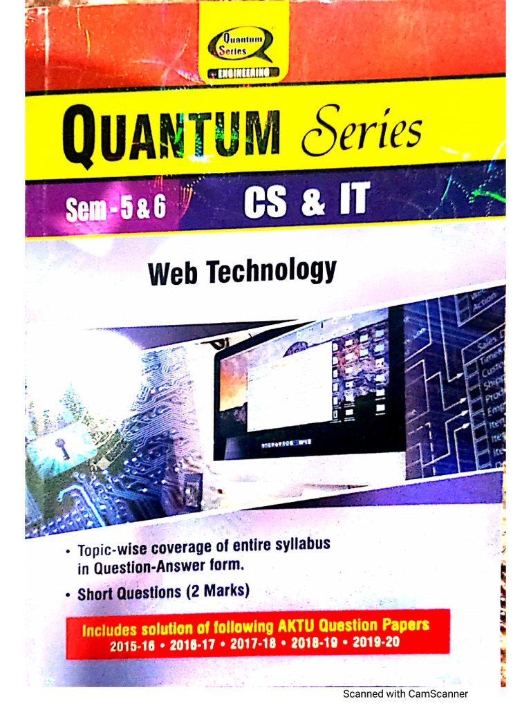 Web Technology Quantum Pdf