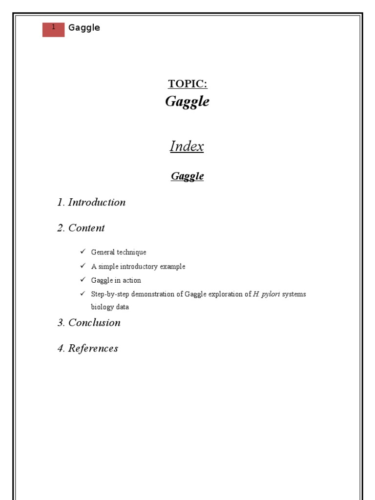 Gaggle: Systems Biology Data Integration | PDF | Bioinformatics ...