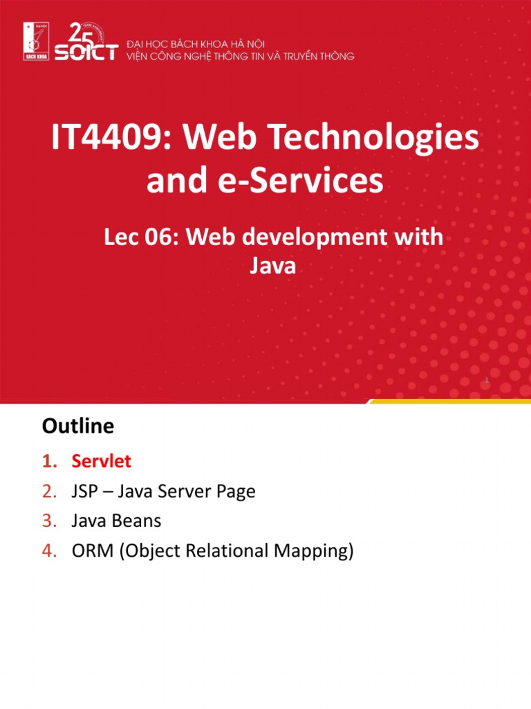 Lec 6 - Web Development Java | PDF | Databases | Java (Programming ...