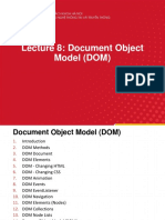 Lec 8 - DOM